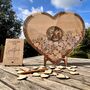 Personalised Wedding Guest Book Alternative – Heart Drop Box, thumbnail 8 of 8