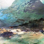 Harrison Stickle And Stickle Tarn Lake District Poster Print, thumbnail 3 of 3