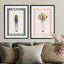 Flowers Are Cheaper Than Therapy Modern Art Print, thumbnail 4 of 5