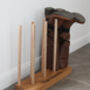 Engraved Wooden Floor Boot Rack, thumbnail 8 of 12