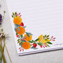 A4 Letter Writing Paper With Fruit And Botanicals, thumbnail 2 of 4