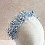 Blue Crystal Headband, thumbnail 3 of 6