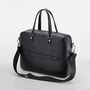 Men’s Personalised Tailored Luxe Briefcase, thumbnail 5 of 10