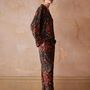 Folksy Fox Pyjamas Black, thumbnail 2 of 8