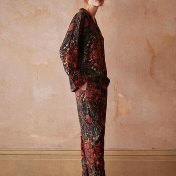 Folksy Fox Pyjamas Black, 2 of 8