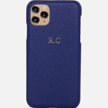 Personalised Stone Pebble Leather Phone Case, 8 of 8