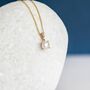 9ct Gold June Birthstone Necklace, thumbnail 2 of 12