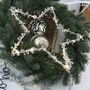 Snowflake Fairy Light Star Christmas Decoration, thumbnail 2 of 6