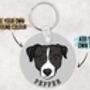 Jack Russell Terrier Portrait Keychain, thumbnail 2 of 6