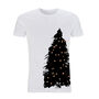 Mens Christmas Tree Organic Tshirt / Vegan Tshirt, thumbnail 1 of 3