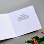 Merry Christmas Bestie Personalised Christmas Character Card, thumbnail 5 of 5