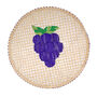 Grapes Handwoven Placemat Set Of Four, thumbnail 2 of 4