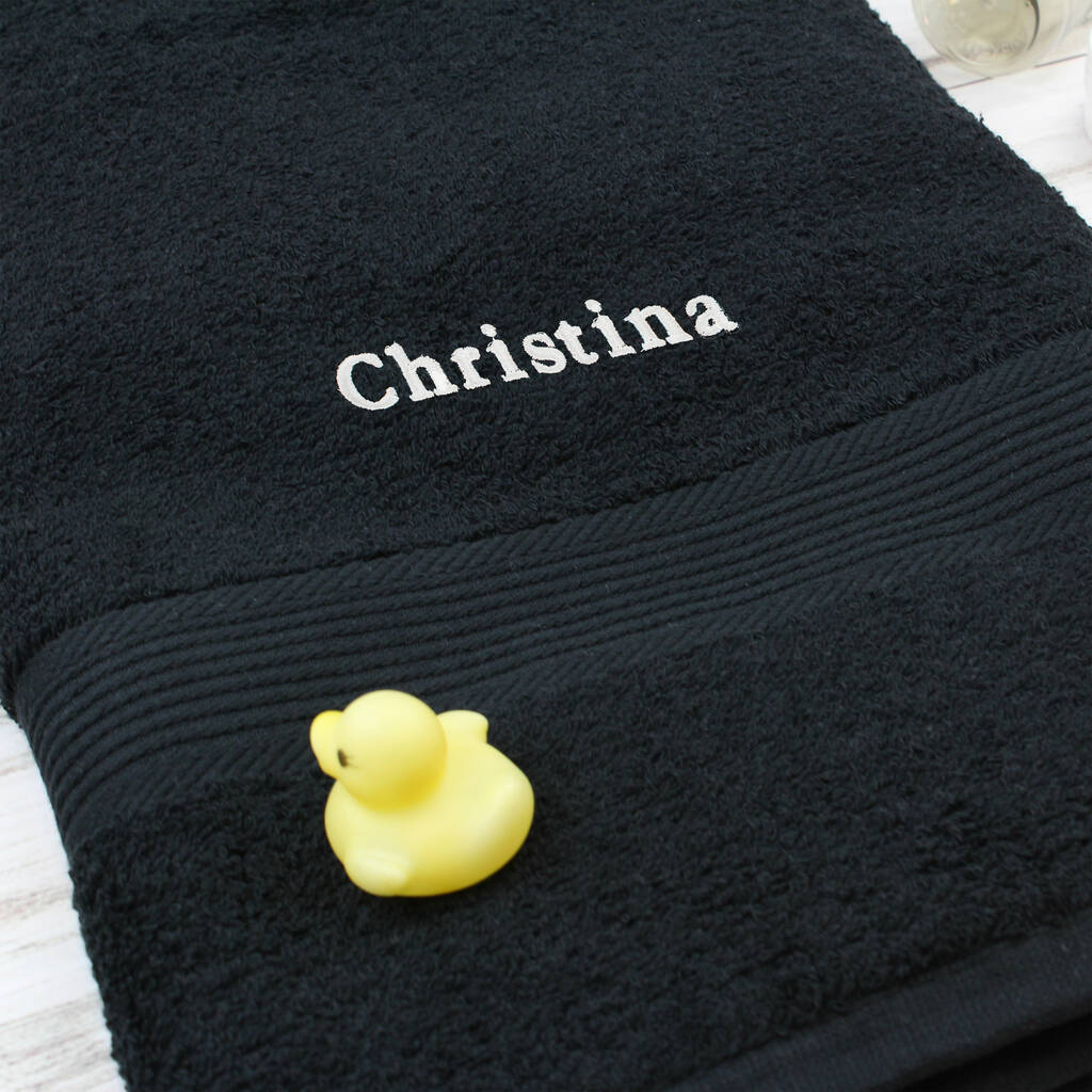 Personalised Gym Shower Towel By Sassy Bloom As seen on TV