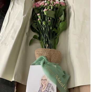 Happy Birthday Personalised Letterbox Flower Gift, 2 of 6