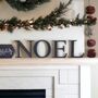 Noel Christmas Mantlepiece Fireplace Decoration Sign, thumbnail 1 of 10
