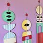 Modern Art Gallery Wall Pop Art Style Geometric Wall Hangings, thumbnail 4 of 11