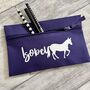 Personalised Child's Name Horse School Pencil Case, thumbnail 1 of 3