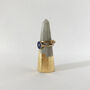 Concrete And Gold Ring Holder, thumbnail 2 of 5