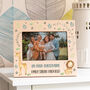 Personalised Jungle Animals Pastel Photo Frame New Baby Gift, thumbnail 5 of 7