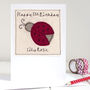 Personalised Ladybird 1st Or Any Birthday Card For Girl, thumbnail 1 of 9