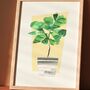 Fiddle Leaf Fig Plant Lover Print, thumbnail 2 of 3