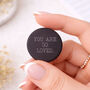 'So Loved' Engraved Love Token Valetines Day Gift For Him Or Her, thumbnail 1 of 5