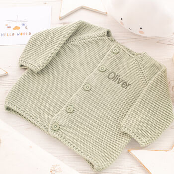 Unisex Fudge Bubble Baby Cardigan, 2 of 12