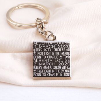Personalised New Daddy Keyring, 2 of 6