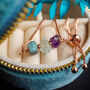 Aquarius Zodiac Raw Gemstone Bracelet, thumbnail 4 of 12