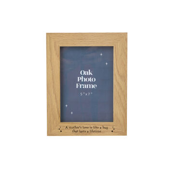 Send With Love 'A Mother's Love Is…' Oak Photo Frame, 2 of 2