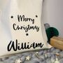 Personalised Name Merry Christmas Eve Sack, thumbnail 5 of 7