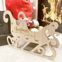 Personalised Wooden Sleigh Decoration, thumbnail 3 of 4