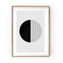 Set Of Three Abstract Black And White Prints, thumbnail 5 of 6