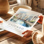 City Landmark Poster Of Chicago United States, thumbnail 3 of 7