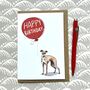 Italian Greyhound Greetings Card, thumbnail 2 of 5