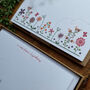 Summer Flowers Personalised Note Cards, thumbnail 3 of 7