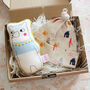 Baby Hat And Rattle Gift Set, thumbnail 11 of 12