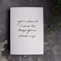 You Don't Have To Keep Your Chin Up Hand Foiled Card, thumbnail 1 of 3