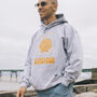 Staycation Men's Slogan Hoodie With Sun Graphic, thumbnail 2 of 4