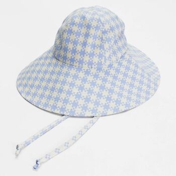 Alix Gingham Soft Sun Packable Hat Colour Options, 2 of 6