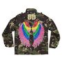 Sequin Wings Personalised Kids Camo Jacket, thumbnail 7 of 9