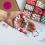 Personalised Unicorn Rainbow Wooden Bead Making Kit, thumbnail 4 of 9