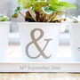 Personalised Tray And Pots Initial Design, thumbnail 2 of 5