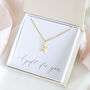 Dainty Gold Plated Initial Necklace, thumbnail 8 of 11