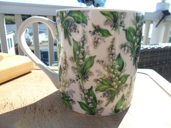 Jumbo Mug In Lily Of The Valley Design, 6 of 7