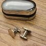 Personalised Happy Couple Cufflink Gift Set, thumbnail 3 of 5