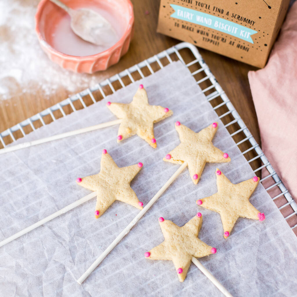 Mini Fairy Wand Christmas Biscuit Kit By craft & crumb