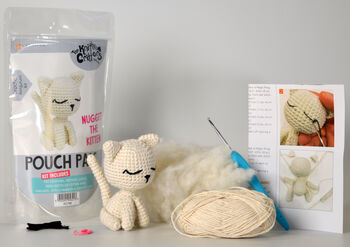 Pouch Pals Nugget The Kitten Crochet Kit, 3 of 3