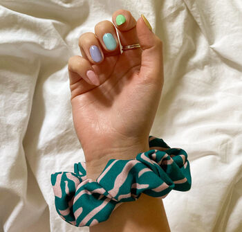 Shima Animal Print Hair Scrunchie, 2 of 2