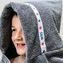 Stars Personalised Hooded Towel | For Babies To Tweens, thumbnail 1 of 6
